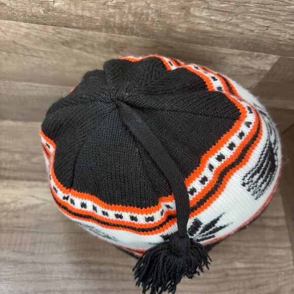 Philadelphia Flyers 47 Brand Beanie Winter Hat Black Orange White NHL Hockey - Picture 5 of 8